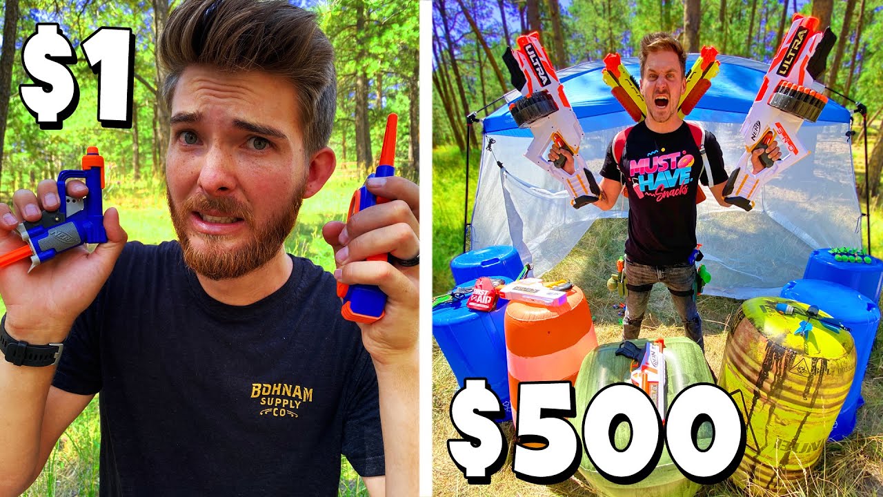 $1 VS $500 BATTLE ROYALE! *Budget Challenge* Ft. MoreJstu