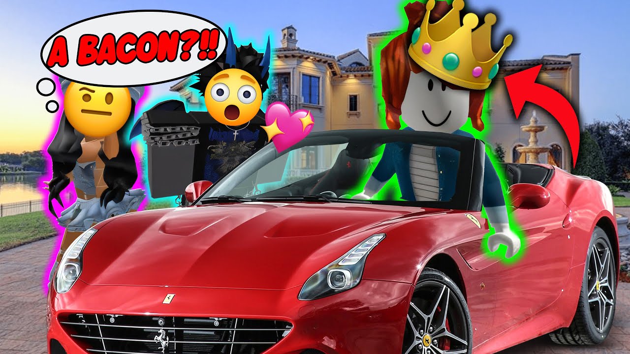 💎 I’M A PRINCESS BUT PRETENDING TO BE A BACON 🥓 #roblox #robloxstory