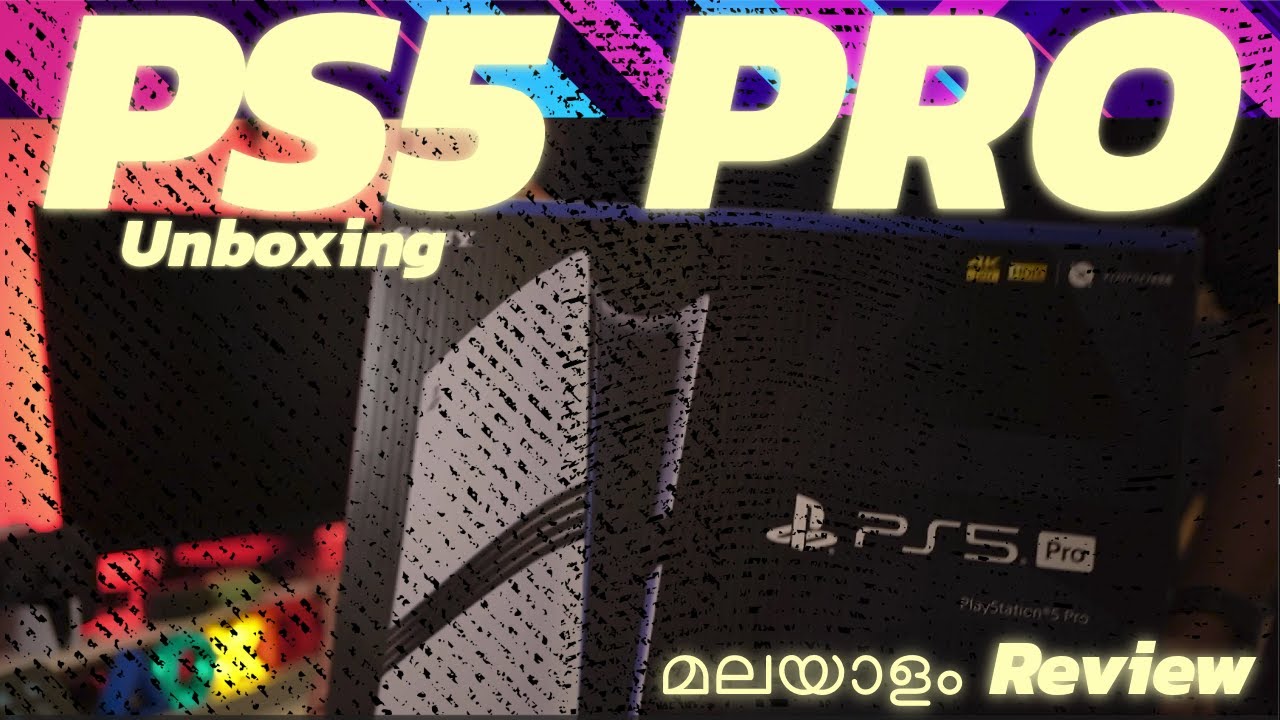 GTA 6 Ready! PS5 Pro Unboxing- Malayalam