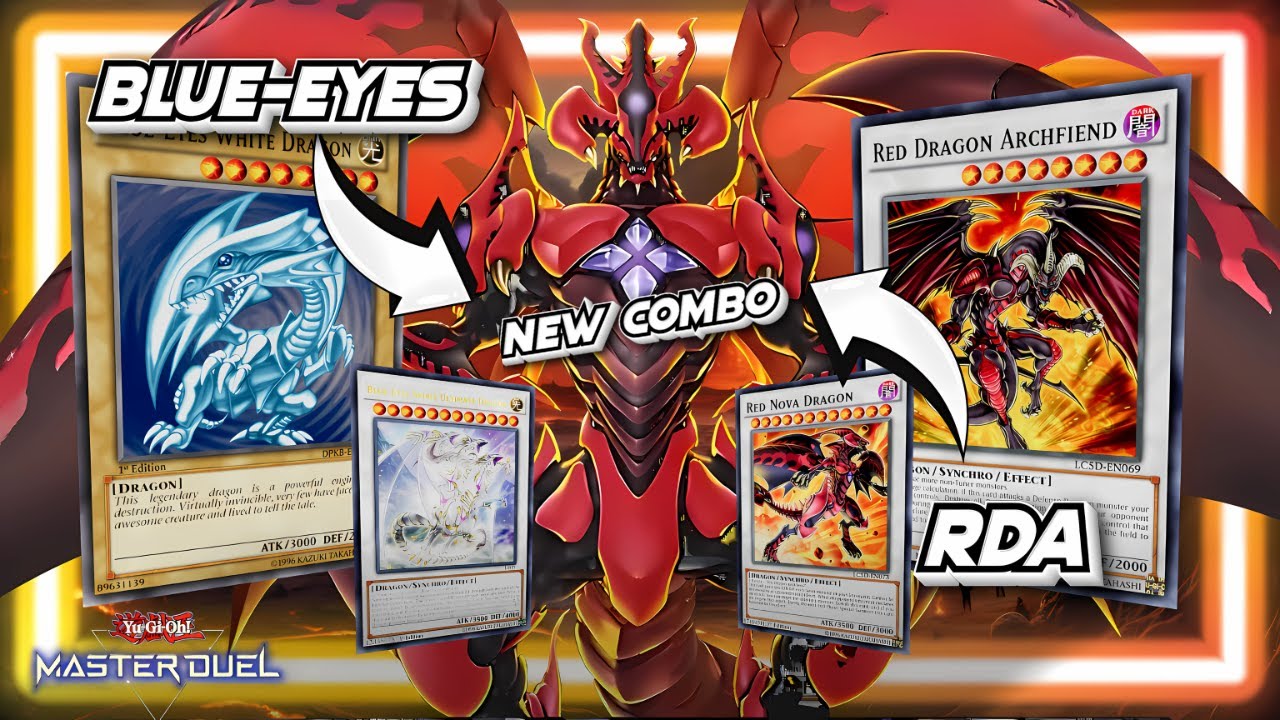 Red Dragon Archfiend & Blue Eyes COMBINED! New INSANE combo vs Top Tier Decks! YUGIOH! MASTER DUEL