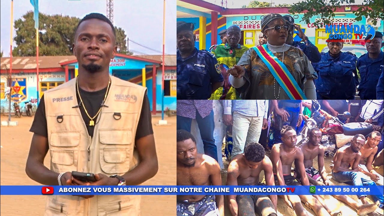 Insécurité à Muanda la police ba kangi ba criminel naba  frappeur oyo bazo niokola population 