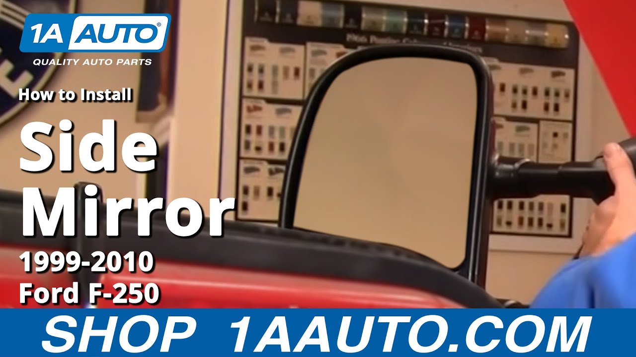 How to Replace Mirrors 99-04 Ford F250 Super Duty