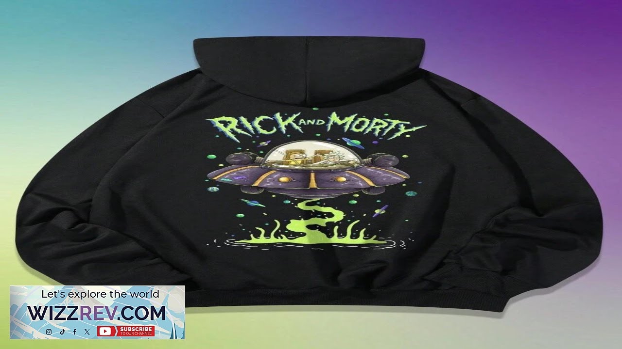 ROMWE MEN Rick and Morty ROMWE Men Letter Graphic Drawstring Hoodie Review