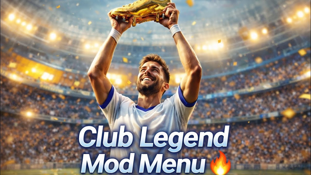 CLUB LEGEND MOD APK 🔥 DINHEIRO INFINITO + TUDO ILIMITADO | NOVO JOGO DE FUTEBOL ANDROID