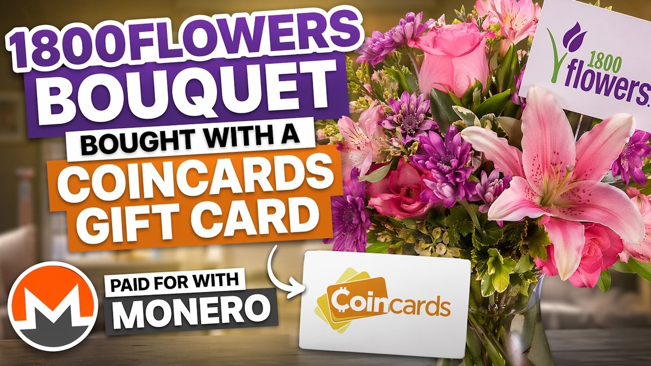 How to Buy Flowers with Monero &mdash; No Credit Card, No Bank