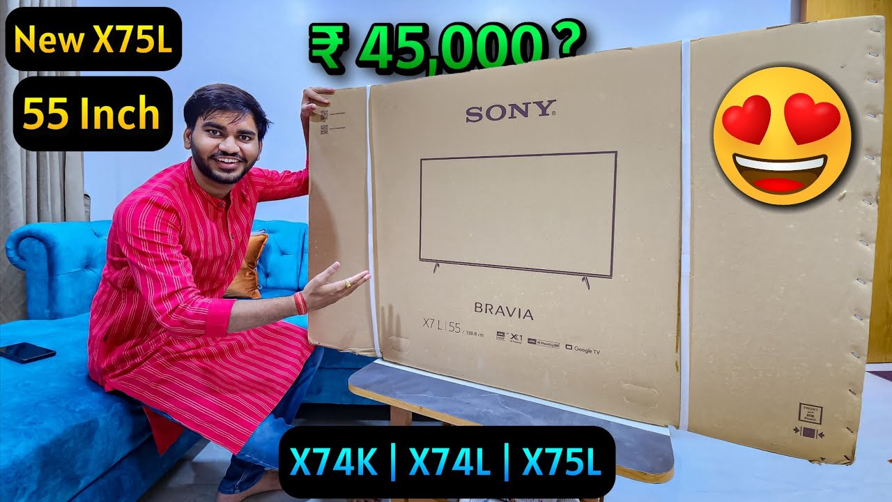SONY Bravia 55 Inch Smart Google TV Unboxing & Review 🔥 Best 4k Smart TV 2025