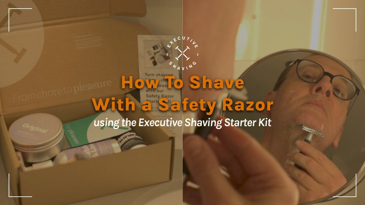 Tutorial: How To Shave With a Safety Razor (using our complete Starter Kit!)