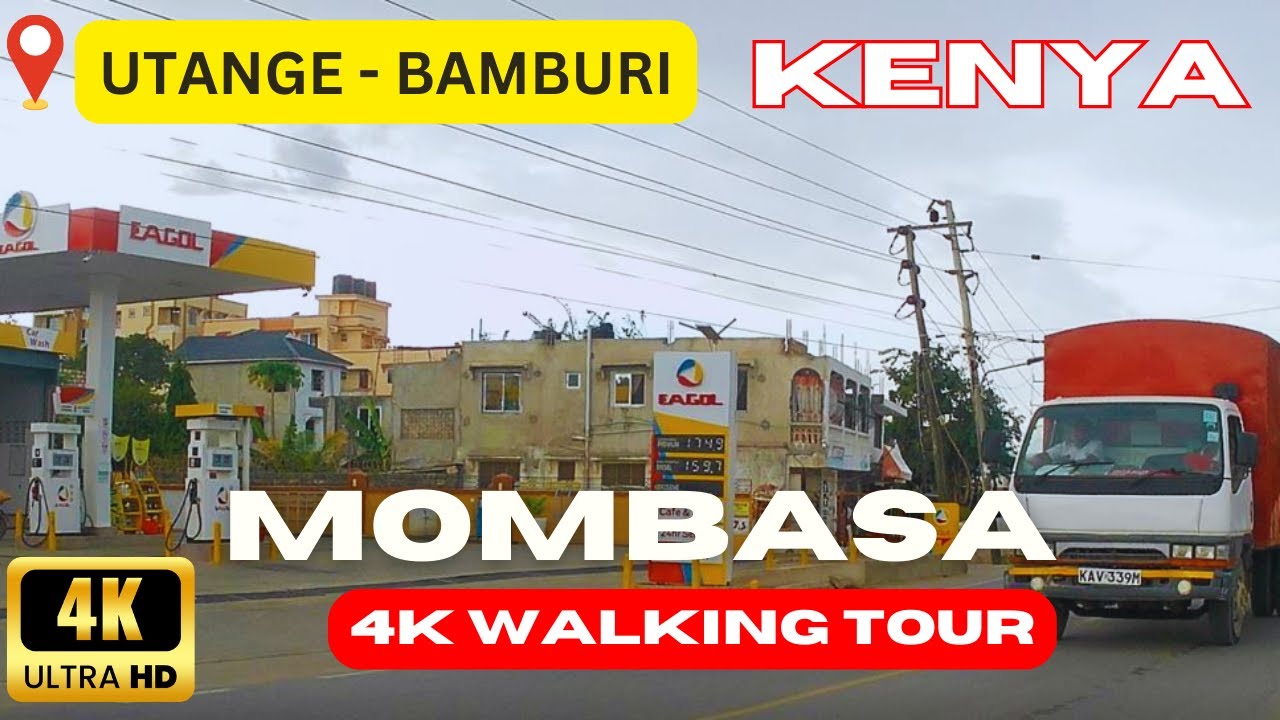 EAST AFRICA [4K] UTANGE, MOMBASA: AN UP AND COMING MIDDLE-INCOME NEIGHBOURHOOD