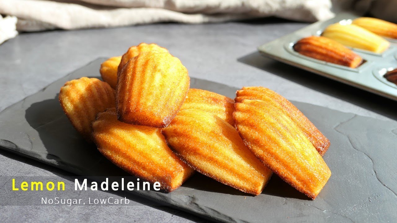 다이어트 간식, 레몬 마들렌, KETO Lemon Madeleine (No Sugar, Gluten Free, 糖質制限, 키토, 저탄고지, 저탄수, 당질제한)