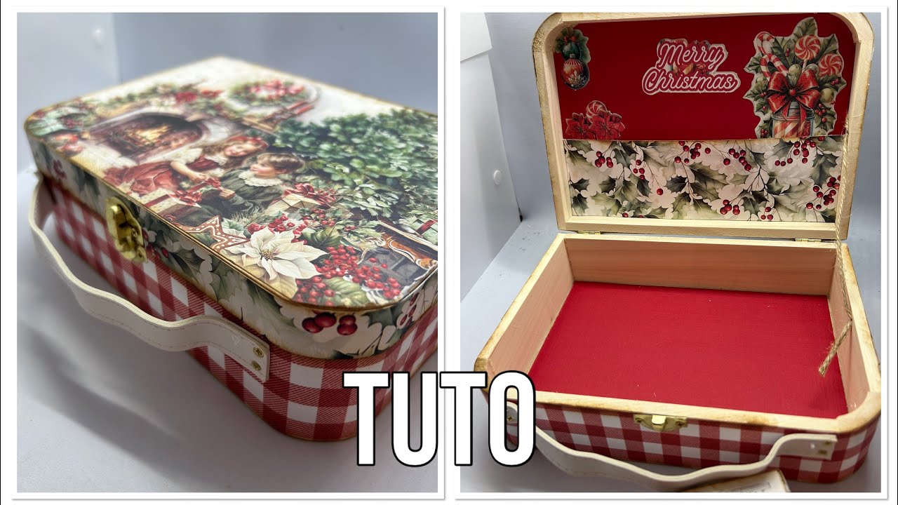 TUTO/DIY décoration de la valise ACTION part 1