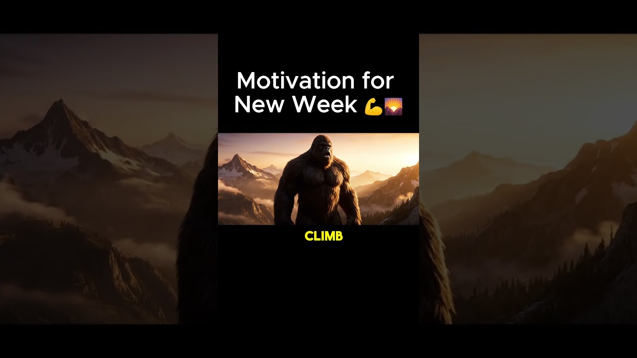 Bigfoot’s Epic Sunrise Pep Talk 🌄💪 | Monday Motivation You Need!