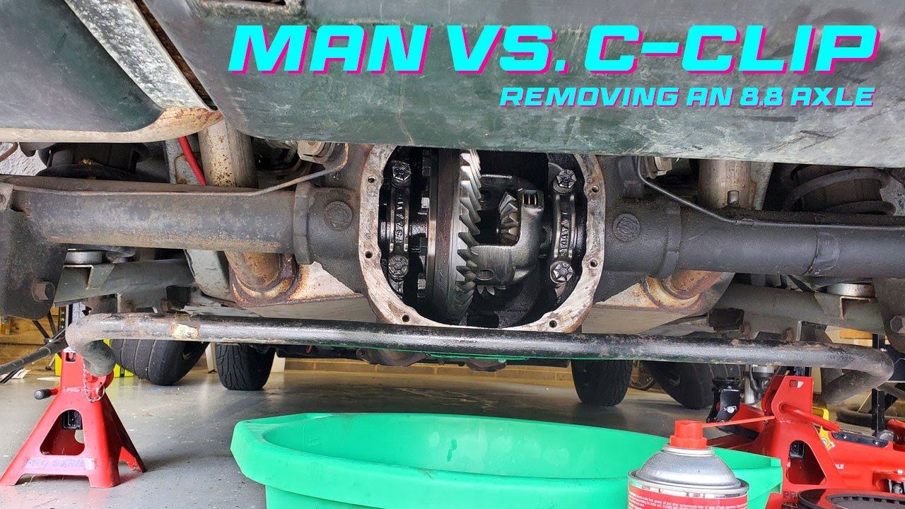 Man vs. C-Clip: Checking if the 8.8 has 28 or 31 spline axles