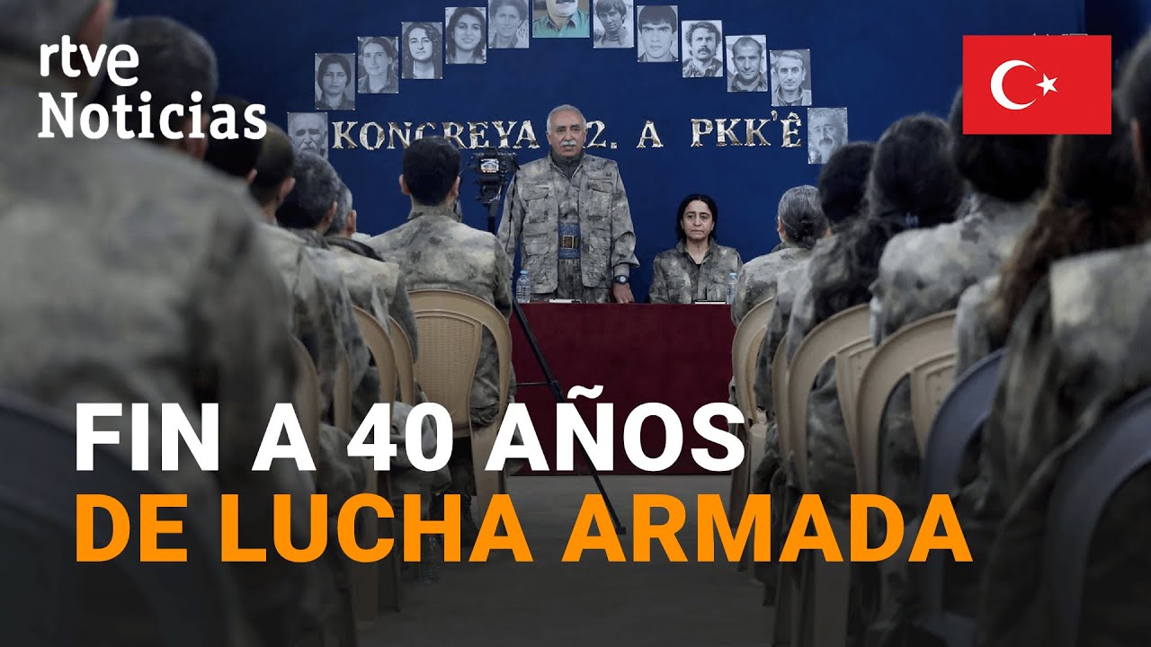 TURQU&Iacute;A: La GUERRILLA KURDA PKK anuncia su DISOLUCI&Oacute;N y pone fin a 40 A&Ntilde;OS de CONFLICTO | RTVE