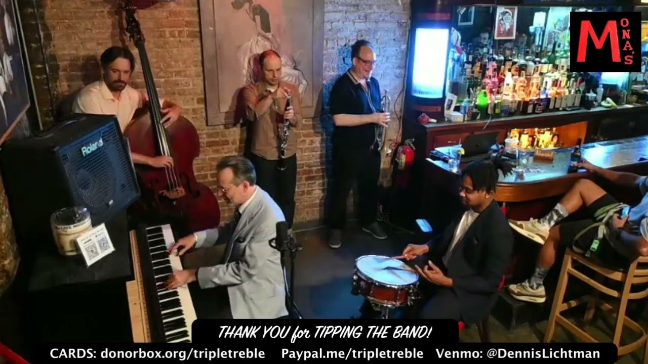 BETWEEN THE DEVIL & THE DEEP BLUE SEA - Mona's jazz NYC w/ Rossano Sportiello & Jon-Erik Kellso