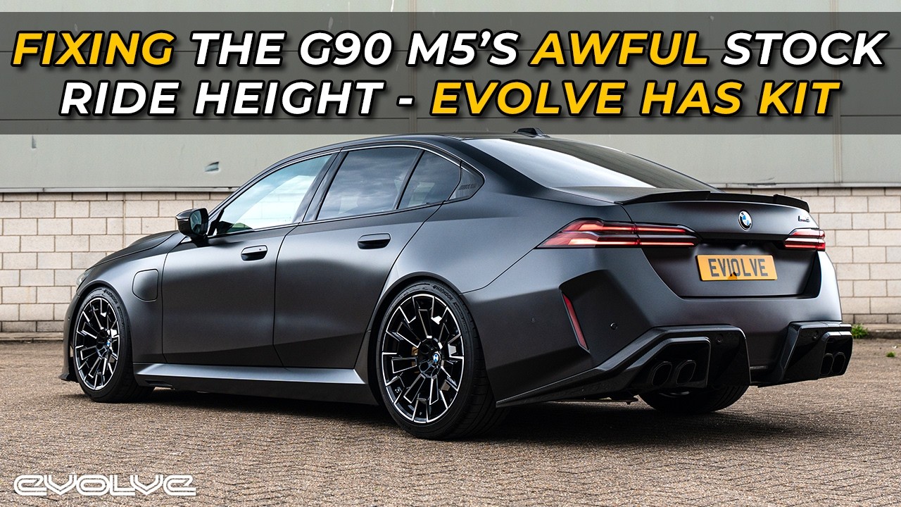 Fixing the G90 M5's awful ride height with our new Evolve Height Adjustable Spring Kit