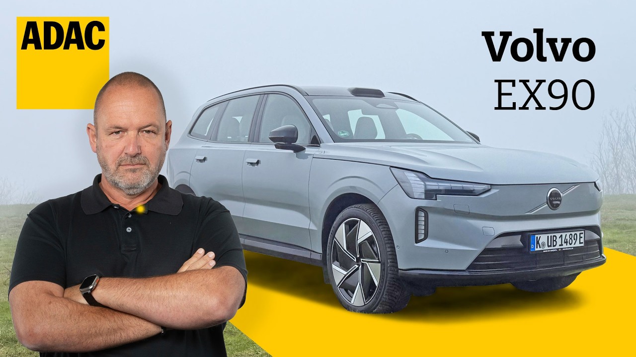 Groß, schwer und nicht günstig: Wie gut ist der elektrische Volvo EX90? | ADAC