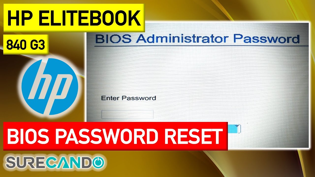 HP EliteBook 840 G3 Password Reset BIOS motherboard