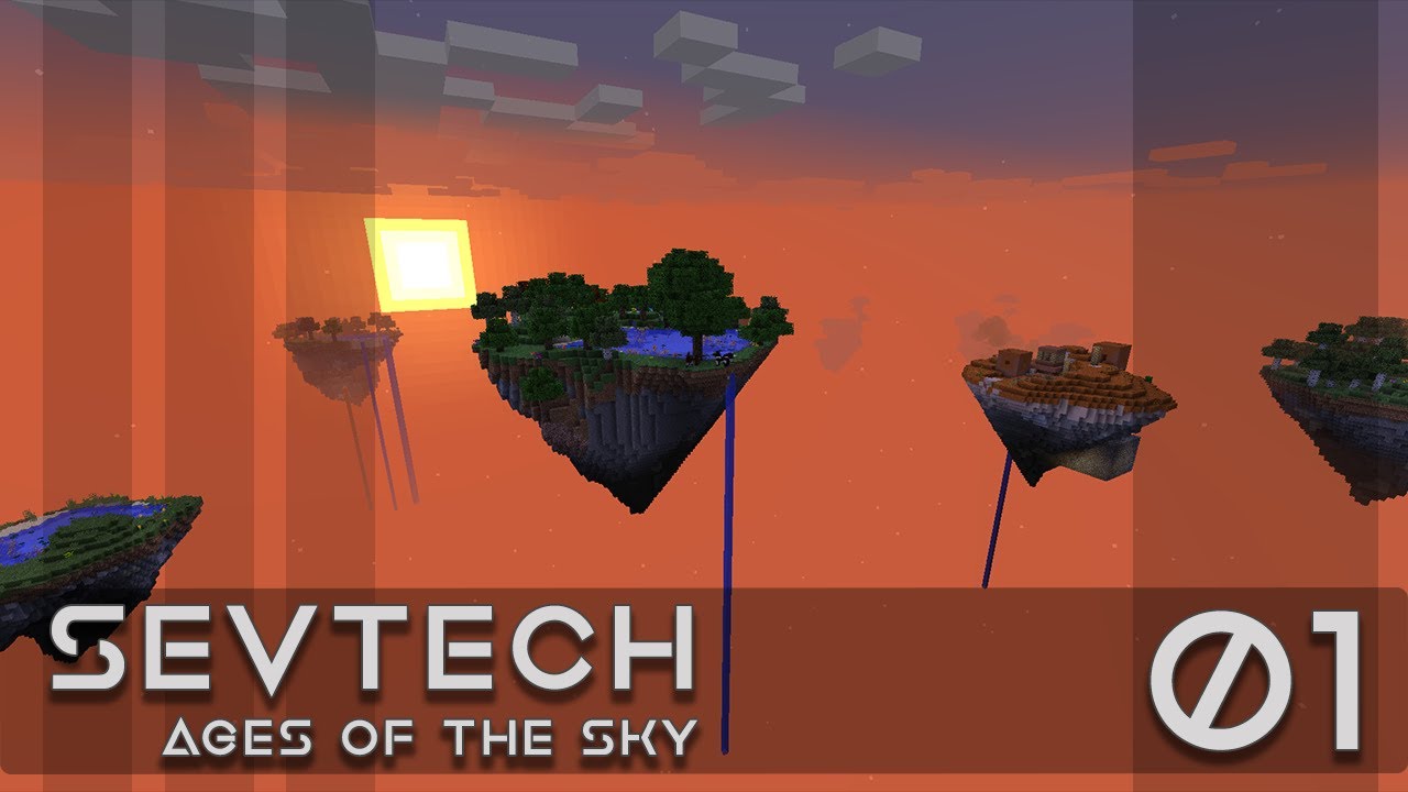 FLOATING ISLAND BIOMES | SEVTECH AGES SKY BLOCK
