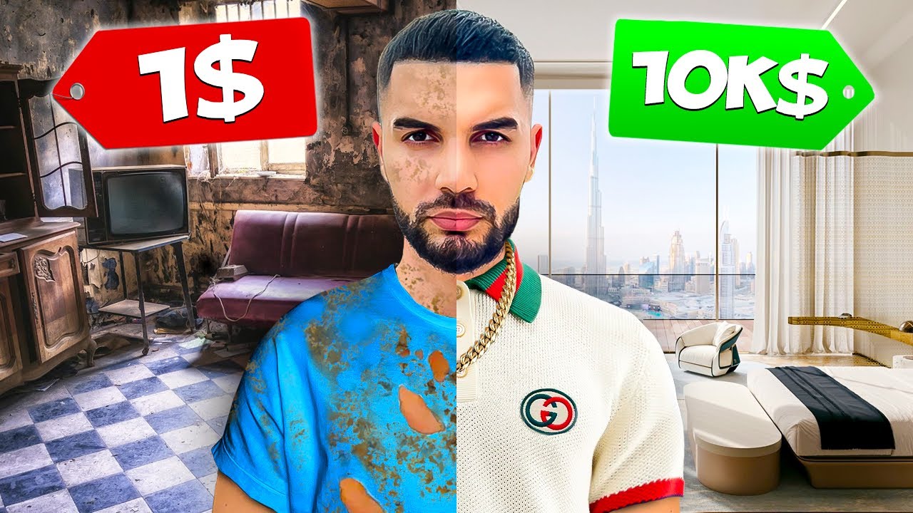 Cea Mai Ieftina VS Cea Mai Scumpa Cazare ( 1&euro; VS 10.000&euro; )