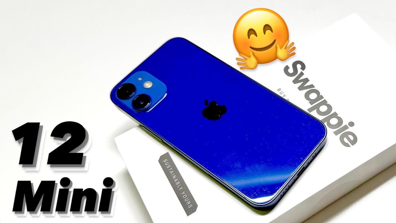 Unboxing the Blue iPhone 12 Mini from Swappie