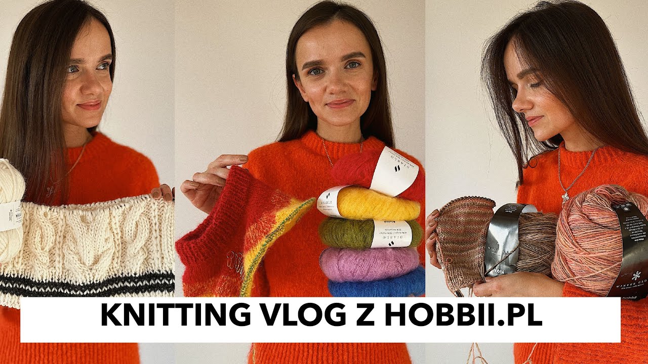 Robię aż 3 swetry! Włóczka od Hobbii - co sądzę? Darmowe opisy od Hobbii. #HobbiiReview #sponsore