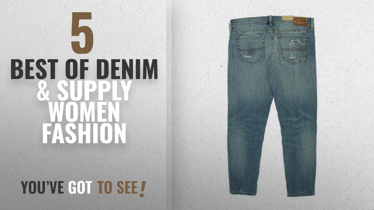Denim & Supply Women Fashion [2018 Best Sellers]: Denim & Supply Ralph Lauren Womens Skinny Cropped