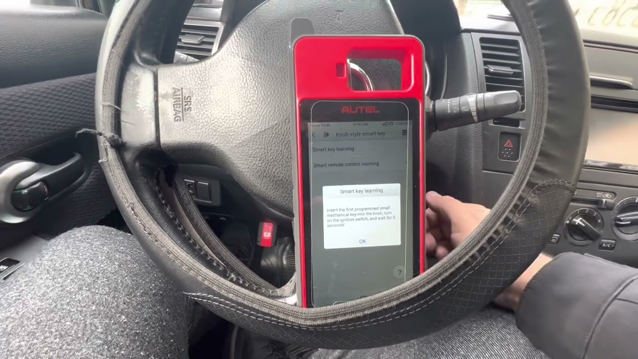 AUTEL KM100 - NISSAN VERSA 2007 - ALL KEYS LOST- NEW KEY PROGRAMMING