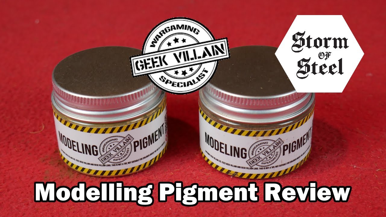Geek Villain Modelling Pigments Review | Storm of Steel Wargaming