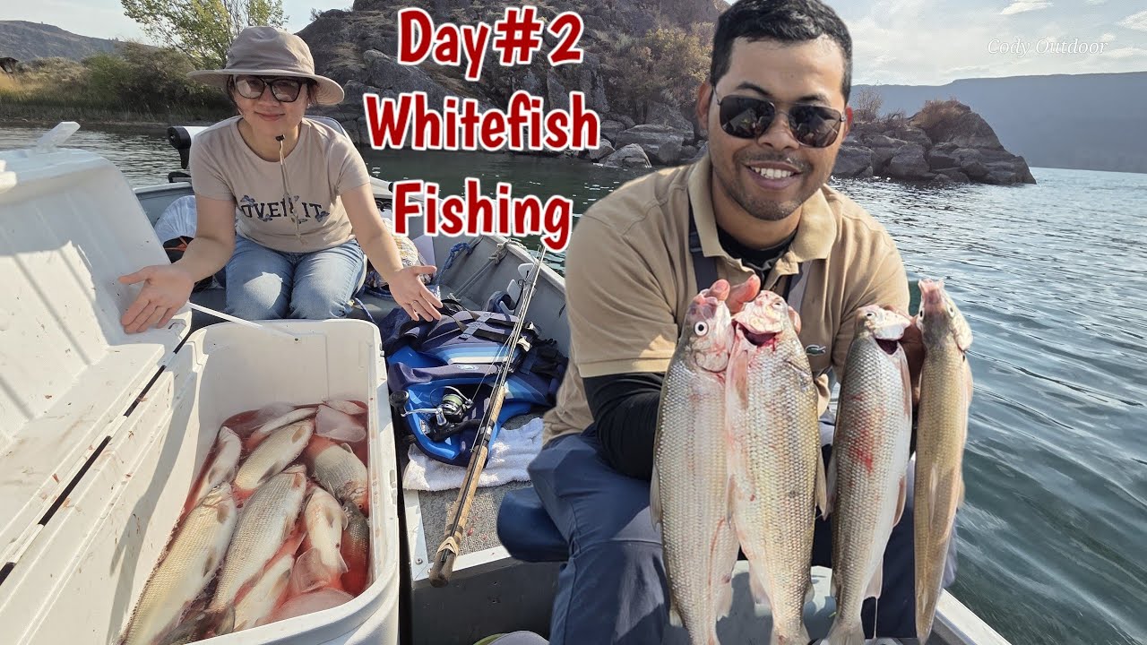 Day #2 Banks Lake Whitefish Fishing 