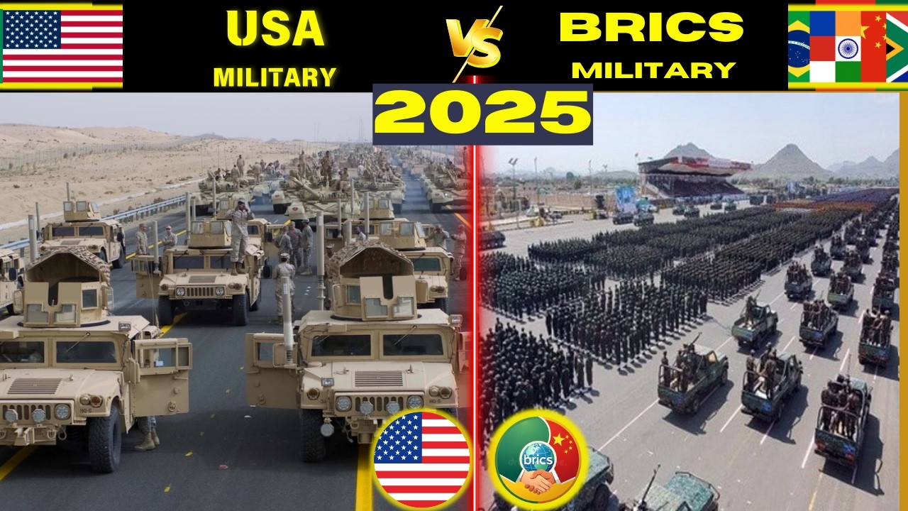 How would BRICS affect the US? USA vs BRICS Military Power Comparison 2025