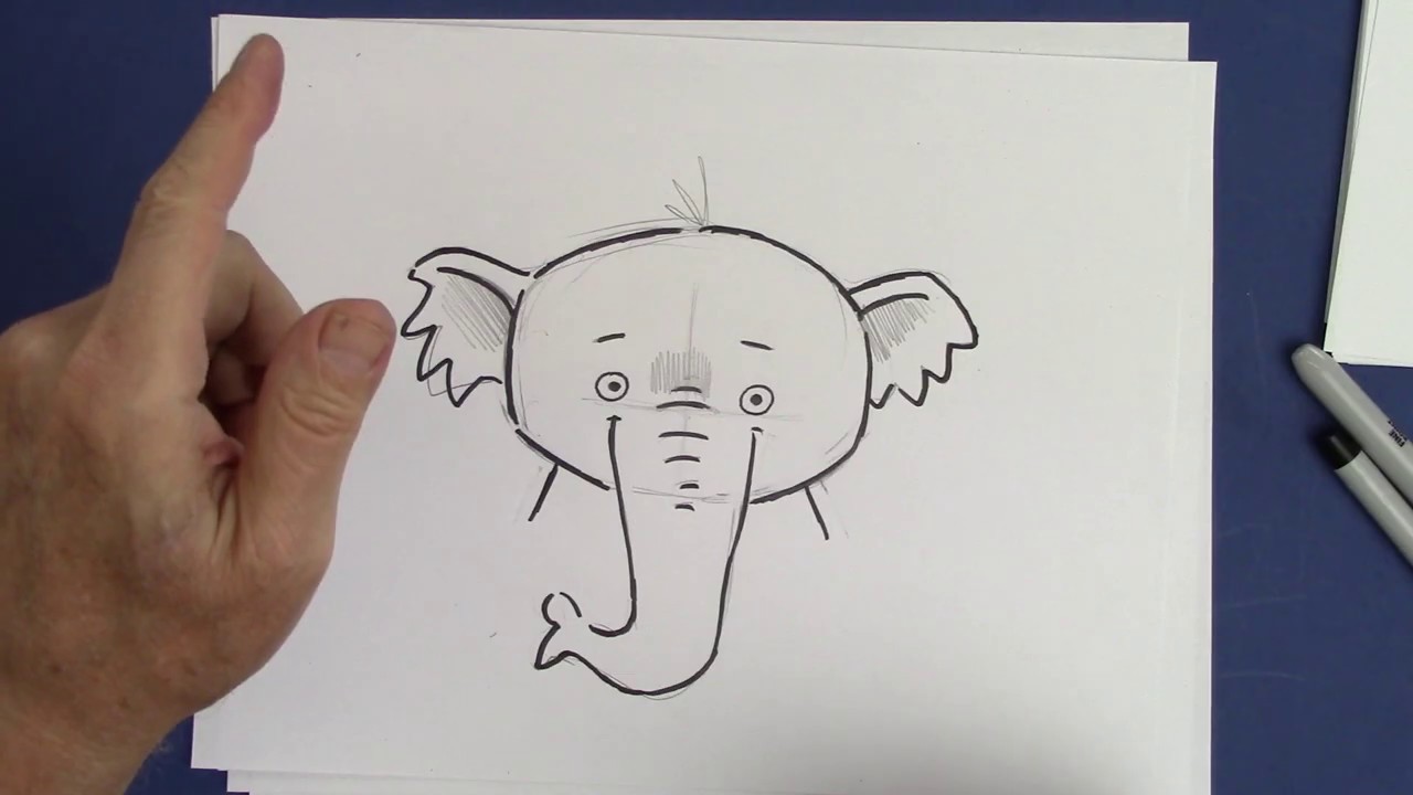 Draw a Cartoon Animal - Step by Step - for Beginners