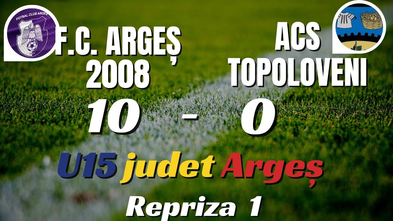 FC Arges 2008  10-0  ACS Topoloveni fotbal juniori U15 judet,rep.1