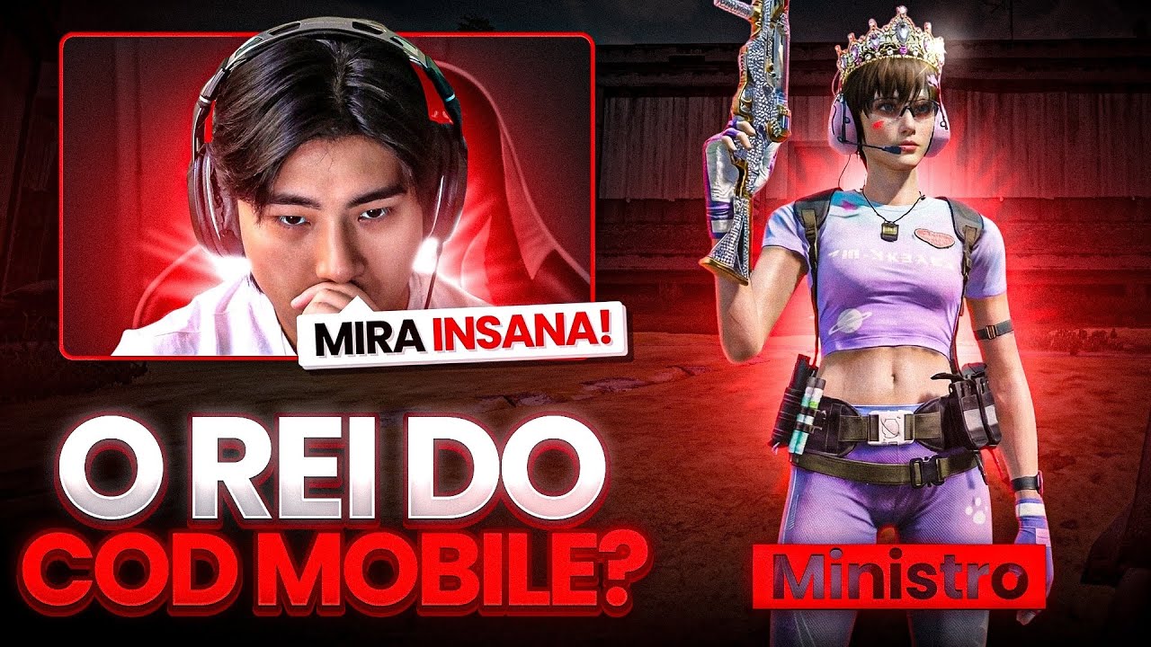 ANALISEI O MINISTRO JOGANDO COD MOBILE! 