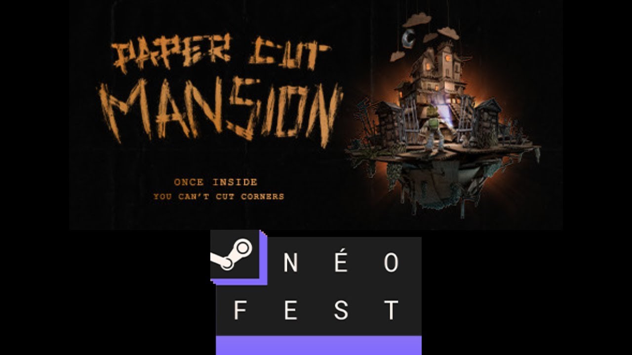 Paper Cut Mansion whole Demo Gameplay (Steam Next Fest)