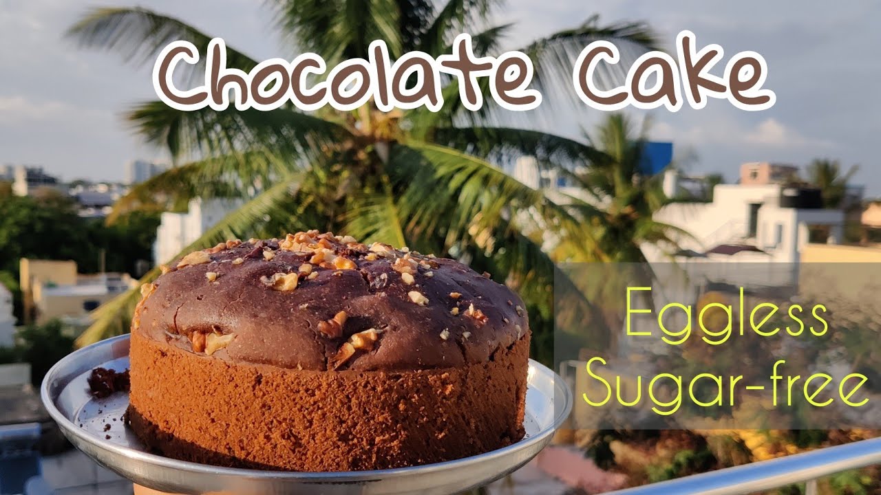 Eggless Chocolate Cake | Sugar free | Stevia | Super Healthy Cake