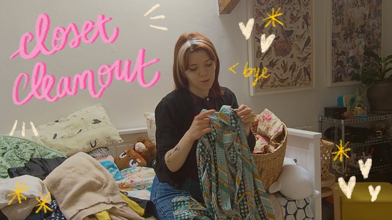gros tri dans ma garde-robe / j'essaie tous mes vêtements (ou presque!) / declutter / pocket tiger