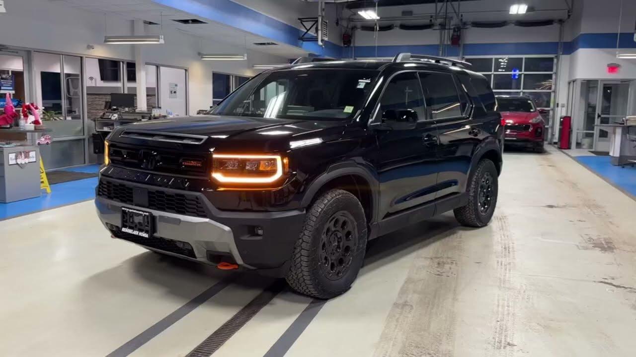 Crystal Black 2026 Honda Pilot TrailSport Elite Blackout | Black Interior Walkaround & Full Tour