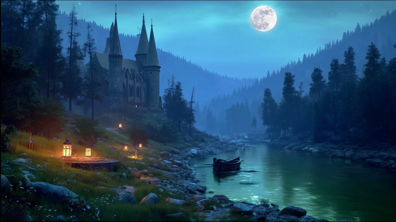Fantasy Music for Relaxation and Anxiety Relief | Night By The Castle