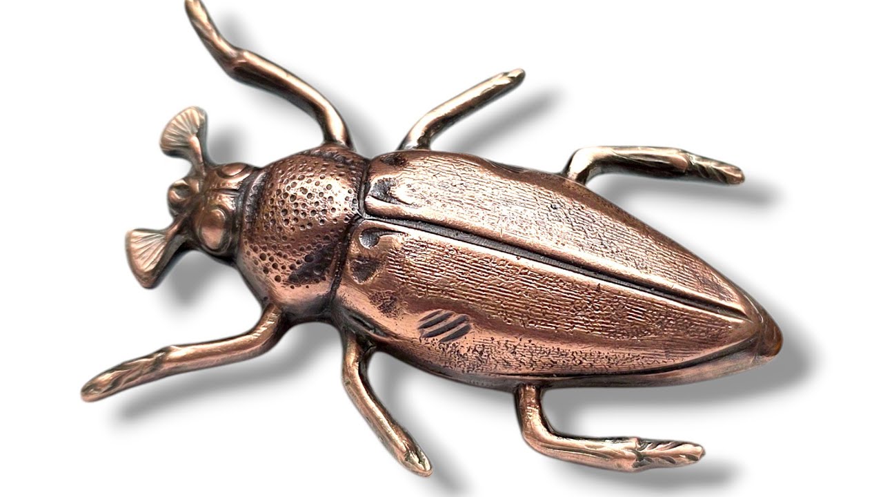 My Birthday Gift to Myself: Beetle Brooch