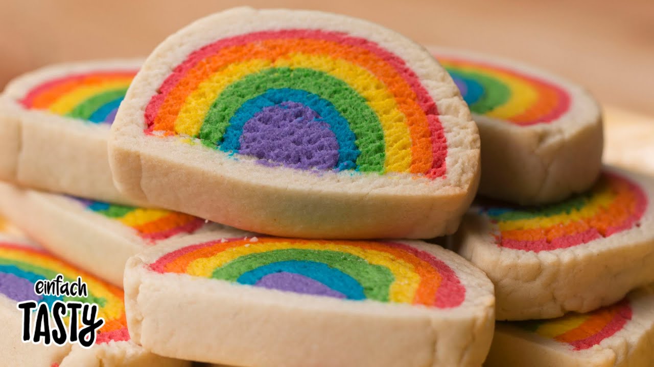 Regenbogen-Kekse