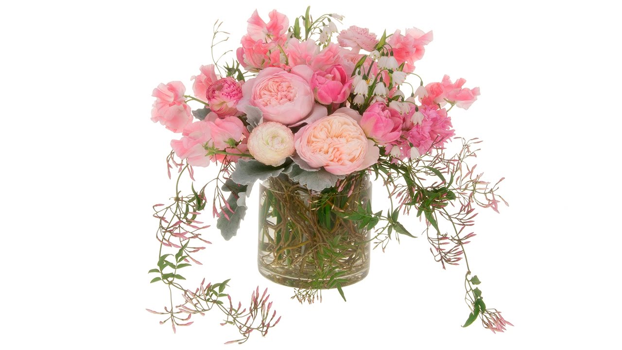 An Organic Design of Spring Flowers
