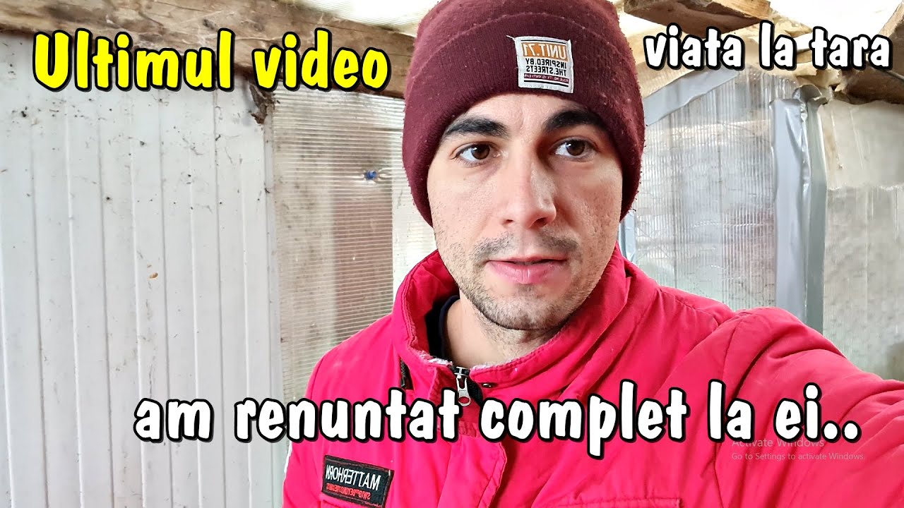 Viața la țară - Ultimul video! am renunțat la o parte din animale..