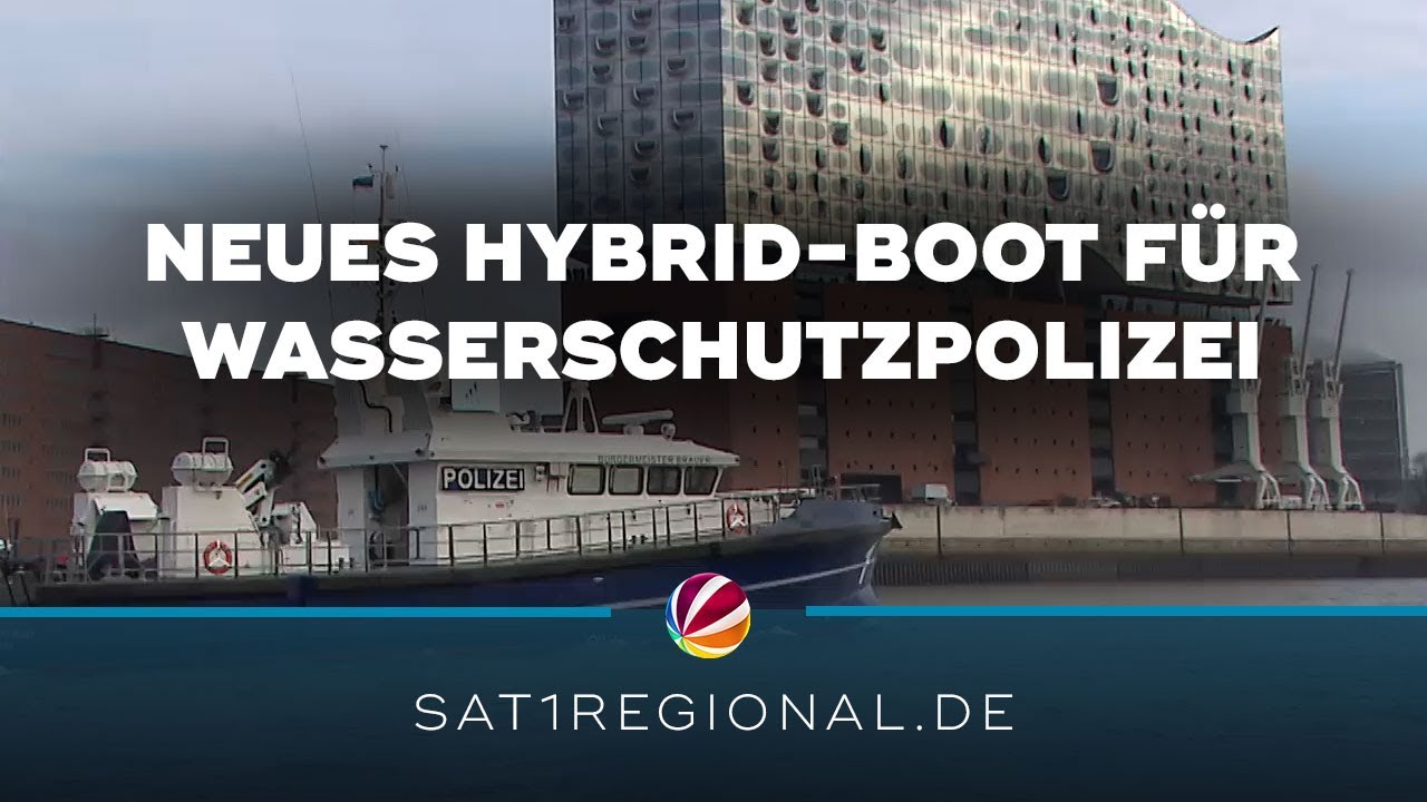 Neues Boot mit Hybridantrieb für Hamburger Wasserschutzpolizei