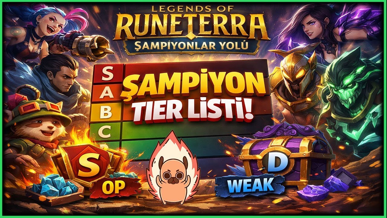 Şampiyonları Sınıflandırıyoruzz..| Legends Of Runeterra Path of Champiosn