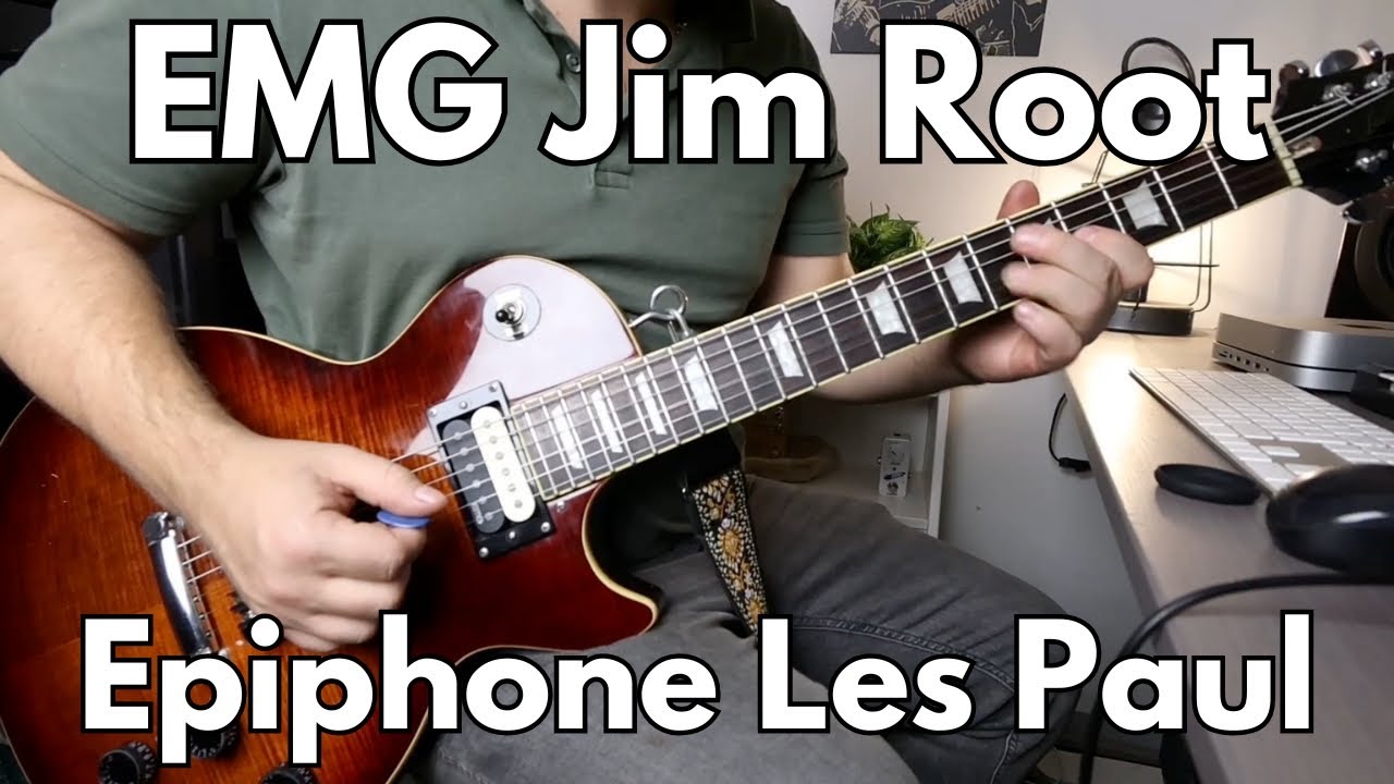 EMG Jim Root Daemonum Pickups in a Epiphone Les Paul Standard