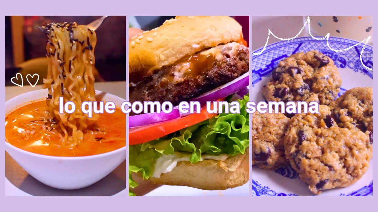 lo que comí en una semana de julio 2024♡