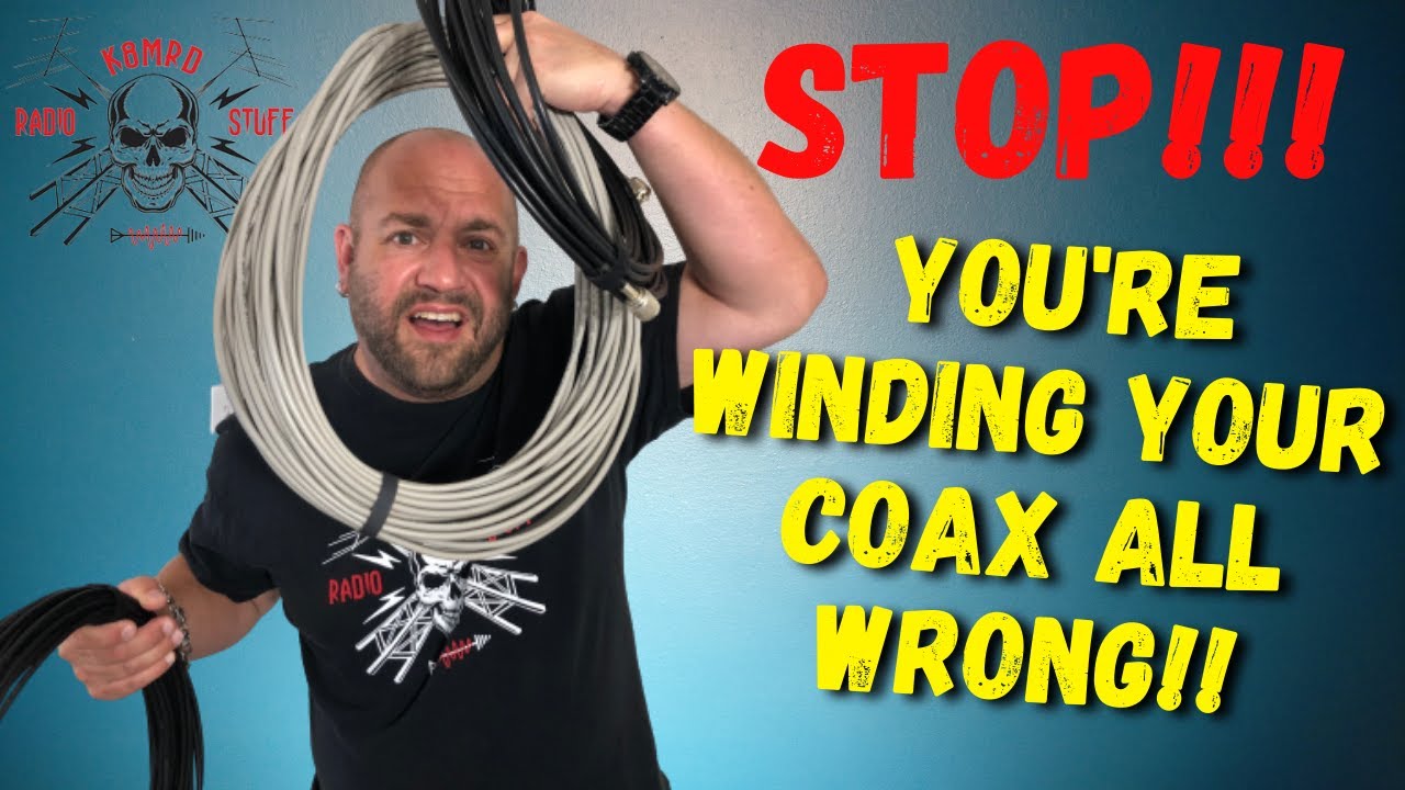 You&rsquo;ve Been Doing This Wrong Your Whole Life!! | Coax Winding The Right Way