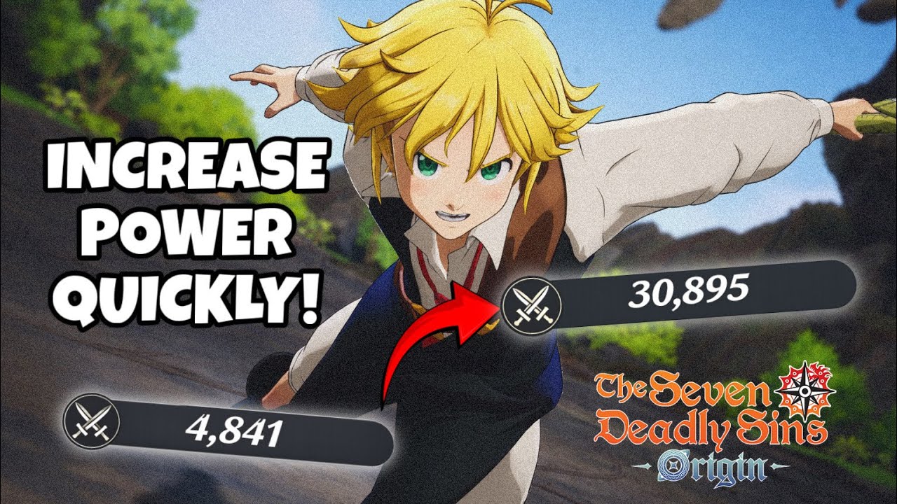 FASTEST Way to Increase Combat Power in Seven Deadly Sins: Origin (Beginners Guide)