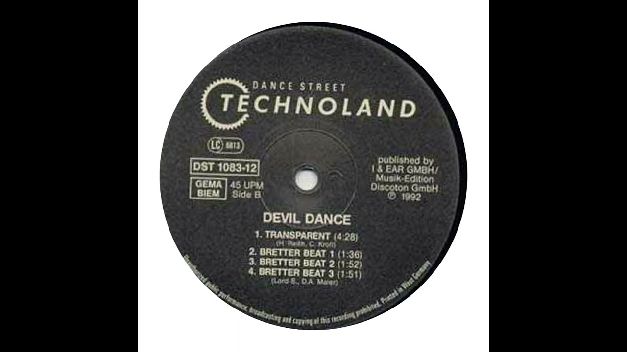 Devil Dance - Tekkno Brett(Transparant)