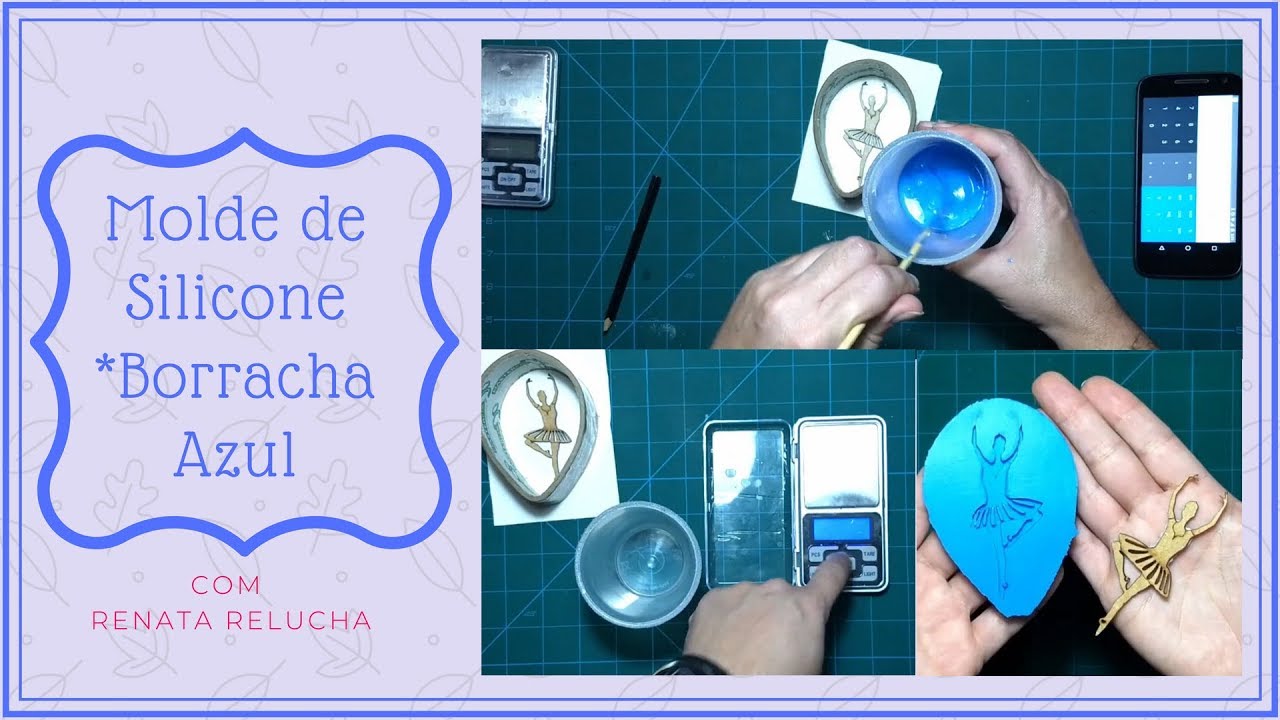 DIY ! Como fazer um molde de Borracha Azul ?  By  Renata Relucha